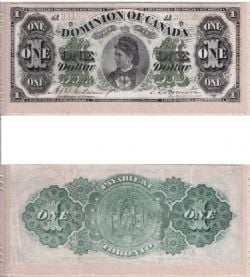 1878 -  1878 1-DOLLAR NOTE, VARIOUS/HARINGTON