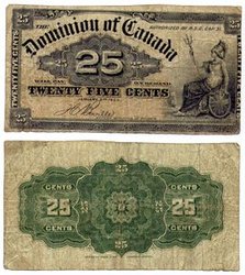 1900 -  1900 25-CENT NOTE, BOVILLE (F)