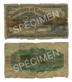 1900 -  1900 25-CENT NOTE, SAUNDERS (AG)