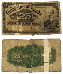 1900 -  1900 25-CENT NOTE, SAUNDERS (G)