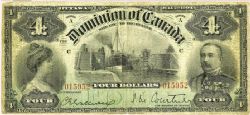 1900 -  1900 4-DOLLAR NOTE, COURTNEY