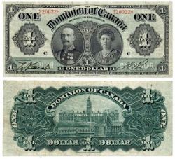 1911 -  1911 1-DOLLAR NOTE, VARIOUS/BOVILLE