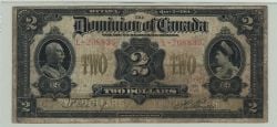 1914 -  1914 2-DOLLAR NOTE, BOVILLE