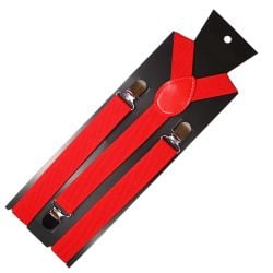 1920 -  SUSPENDERS - RED