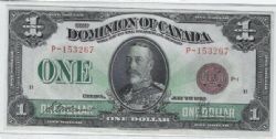 1923 -  1923 1-DOLLAR NOTE, MCCAVOUR/SAUNDERS (AU)