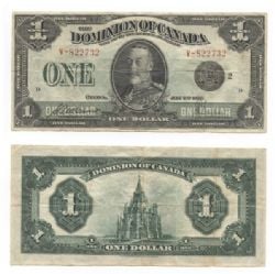 1923 -  1923 1-DOLLAR NOTE, MCCAVOUR/SAUNDERS