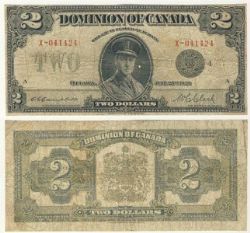 1923 -  1923 2-DOLLAR NOTE, CAMPBELL/CLARK (VG)