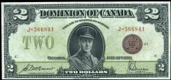 1923 -  1923 2-DOLLAR NOTE, MCCAVOUR/SAUNDERS (F+)