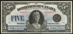 1924 -  1924 5-DOLLAR NOTE (VF+)