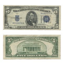 1934 -  1934 5-DOLLAR NOTE OF THE UNITED STATES (VF)