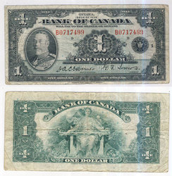 1935 -  1935 ENGLISH 1-DOLLAR NOTE, OSBORNE/TOWERS (F)