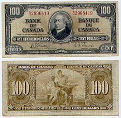 1937 -  1937 100-DOLLAR NOTE, GORDON/TOWERS (VF)