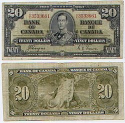 1937 -  1937 20-DOLLAR NOTE, COYNE/TOWERS (VF)