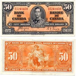 1937 -  1937 50-DOLLAR NOTE, COYNE/TOWERS (AU)