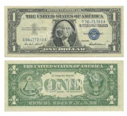 1957 -  1957 1-DOLLAR NOTE OF THE UNITED STATES (EF)