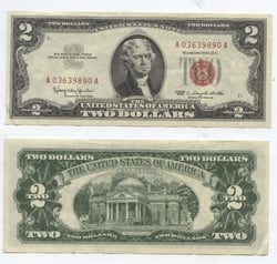 1963 -  1963 2-DOLLAR NOTE OF THE UNITED STATES (EF)