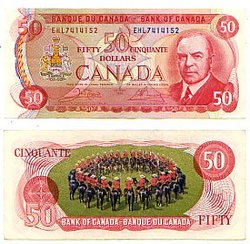 19675 -  1975 50-DOLLAR NOTE, CROW/BOUEY (EF)