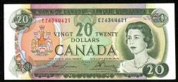 1969 -  1969 20-DOLLAR NOTE, LAWSON/BOUEY PREFIX EZ