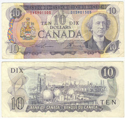 1971 -  1971 10-DOLLAR NOTE, LAWSON/BOUEY (F)