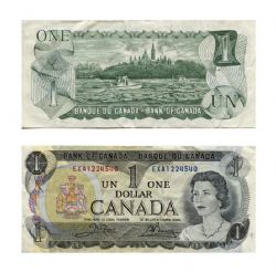 1973 -  1973 1-DOLLAR NOTE, CROW/BOUEY- TEST NOTE