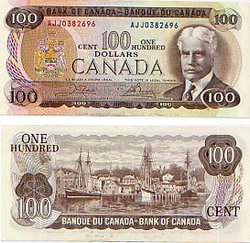 1975 -  1975 100-DOLLAR NOTE, CROW/BOUEY (AU)