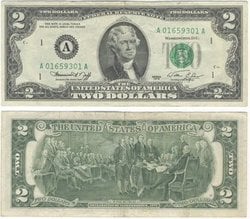 1976 -  1976 2-DOLLAR NOTE OF THE UNITED STATES (VF)