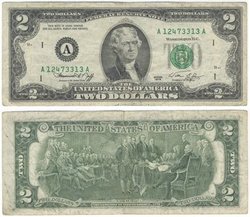 1976 -  2 DOLLARS OF THE UNITED STATES