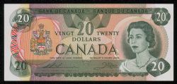 1979 -  1979 20-DOLLAR NOTE, THIESSEN/CROW, REPLACEMENT NOTE (EF)