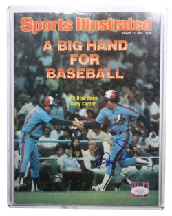 1981 SPORTS ILLUSTRATED -  MONTREAL EXPOS - AUTOGRAPHED BY GARY CARTER (JSA AUTHENTICATED) -  SPORTS MAGAZINE