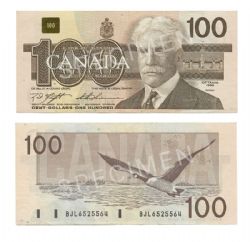 1988 -  1988 100-DOLLAR NOTE, KNIGHT/THIESSEN (EF)