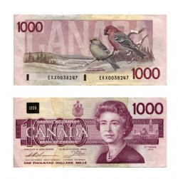 1988 -  1988 1000-DOLLAR NOTE, THIESSEN/CROW (F)