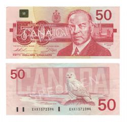 1988 -  1988 50-DOLLAR NOTE, THIESSEN/CROW (VF)
