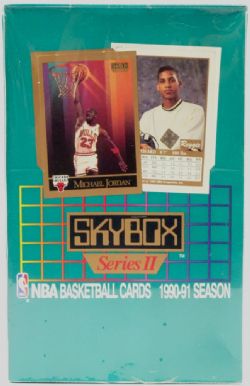 1990-91 BASKETBALL -  NBA SKYBOX SERIES 2 - WAX PACK (15 CARDS)
