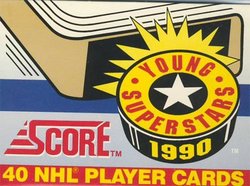 1990-91 HOCKEY -  SCORE YOUNG SUPERSTARS SET (40 CARDS)