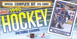 1990-91 HOCKEY -  TOPPS FACTORY SET (396 CARDS)