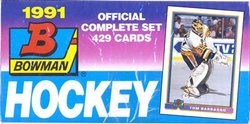 1991-92 HOCKEY -  BOWMAN FACTORY SET (429 CARDS)