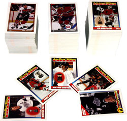1991-92 HOCKEY -  TOPPS COMPLETE FACTORY SET (528 CARDS)