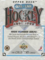 1991-92 HOCKEY -  UPPER DECK 2 ENGLISH SET (200 CARDS)