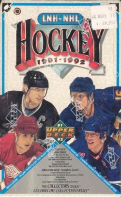 1991-92 HOCKEY -  UPPER DECK - FRANÇAIS