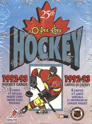 1992-93 HOCKEY -  O-PEE-CHEE HOBBY (36 PACKS)