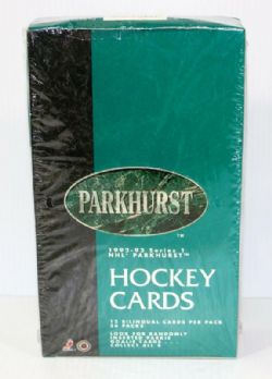 1992-93 HOCKEY -  PARKHURST SERIES 1 (36 PACKS-BOX)