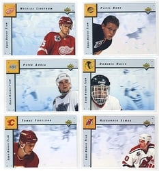 1992-93 HOCKEY -  UPPER DECK EURO-ROOKIE TEAM (6 CARDS)
