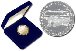 1992 COMMEMORATIVE QUARTERS -  JULY: PRINCE EDWARD ISLAND - SILVER -  1992 CANADIAN COINS 07