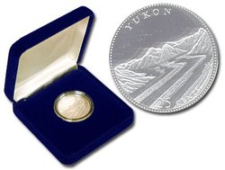 1992 COMMEMORATIVE QUARTERS -  MAY: YUKON - SILVER -  1992 CANADIAN COINS 05