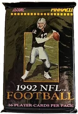 1992 FOOTBALL -  SCORE NFL PINNACLE - HOBBY PACK