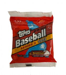 1993 BASEBALL -  TOPPS SERIES 2 - JUMBO CELLO PACK