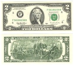 1995 -  1995 2-DOLLAR NOTE OF THE UNITED STATES (UNC)