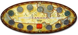 1999 COMMEMORATIVE QUARTERS -  UNCIRCULATED COINS SET -  1999 CANADIAN COINS