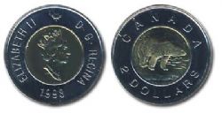 2-DOLLAR -  1998 2-DOLLAR (SP) -  PIÈCES DU CANADA 1998