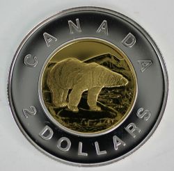 2-DOLLAR -  1999 2-DOLLAR - POLAR BEAR (PR) -  PIÈCES DU CANADA 1999